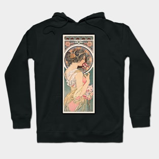 Primrose (1899) by Alphonse Mucha Hoodie